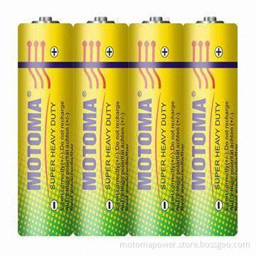 AAA/R03P/SUM-4 Dry-cell/Carbon Battery with 38mins Discharge Time, in Shrink and Blister Package
